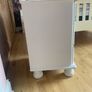 2 white bedside lockers Image 3
