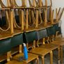 25 Euro each chair total of 25 chairs original thonet chairs from New York diner price per chair Image 3