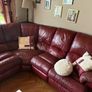 Leather Corner Sofa and Armchair Image 2