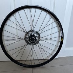 Mavic XM319 front 27.5 disc wheel thru axle