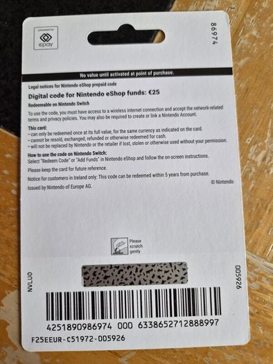 Nintendo eShop Voucher
