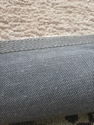 large plush rug, beige