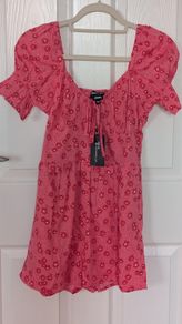 Wednesday's girl pink print ladies playsuit