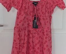 Wednesday's girl pink print ladies playsuit