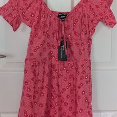 Wednesday's girl pink print ladies playsuit