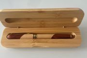 New: Wooden Pen Box &amp; Pen Gift