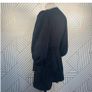 Zara Black Suede Belted Romper / jumpsuit uk10 Image 3