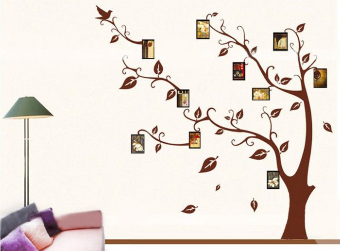 Memory Photo Tree Wall Stickers Decor Decals Art Sitting Room