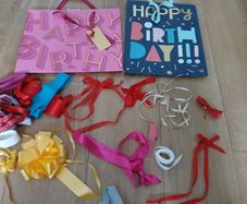 Bits of ribbon and bows