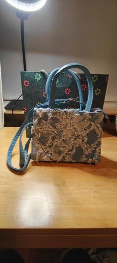 Blue Handbag
