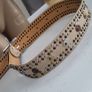 VERA PELLE (Genuine Leather) Boho Studded Belt Image 3