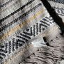 2 Cotton rugs yellow gray black Image 3