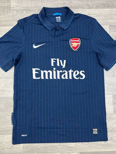 Genuine Vintage 2009 Nike Arsenal London Away Jersey Shirt Mens Medium