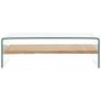 Coffee Table Clear 98x45x31 cm Tempered Glass Image 2