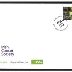 2013 Ireland 50th Anniversay of Irish Cancer Soceity Commemorative Stamp An Post First Day Cover (FDC)