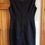 Ladies Navy and Black pencil dress L More like a size 10 Image 3