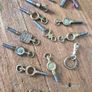 collection of pocket-  watch  clock keys Image 2
