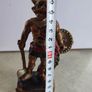 Vintage  Plastic Viking Statue Barbarian Figurine Sculpture Image 2