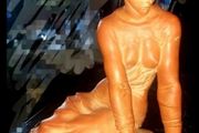 Large signed terracotta statue