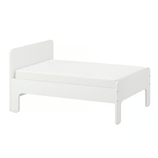 Ikea Childrens Bed, Mattress, and Protector