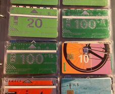 Collection of various PTT TELECOM call cards from the Netherlands circa 1990's pice tbd