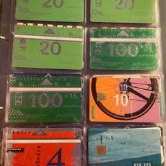 Collection of various PTT TELECOM call cards from the Netherlands circa 1990's pice tbd