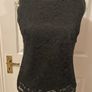 Vince Camuto Lace Overlay Top - Size 8 Image 2