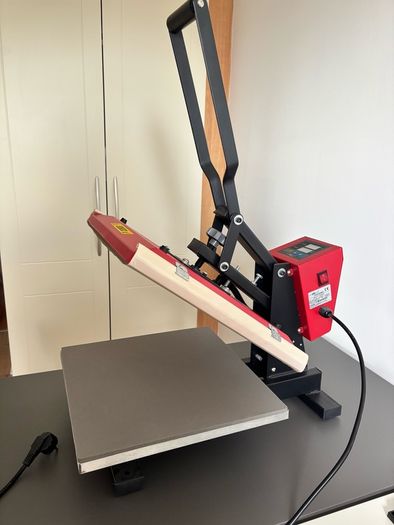 Semi Industrial Heat Press  38x38cm 1600W Excellent Condition