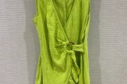 lime green dress