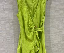 lime green dress