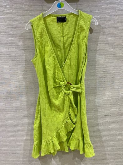lime green dress