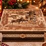 Christmas wooden gift box Image 2