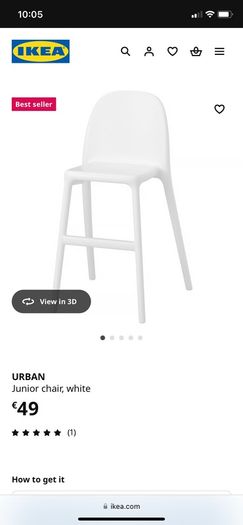 Ikea Urban Kids Chair