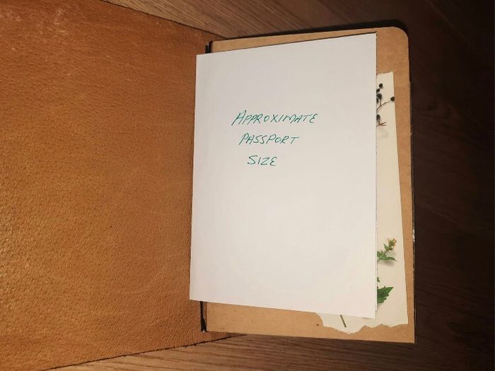 Handmade leather personal size diary notebook passport holder 17cm x 11cm contains a  pen loop a pocket holder and a homemade notebook also with 4 internal elastics to hold your diaries notebooks etc see all photos FREE STANDARD POSTAGE INCLUDED