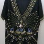 Black Sequin Mini Dress Size 20 Image 4
