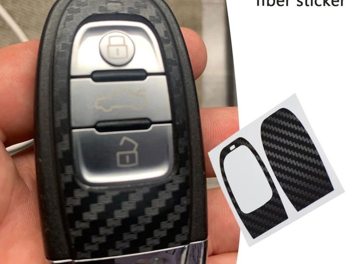 Carbon Fiber Car Key Protection Sticker