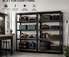 Heavy Duty Garage Shelving 2 Pack
