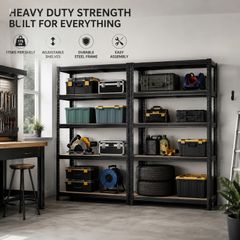 Heavy Duty Garage Shelving 2 Pack