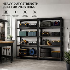 Heavy Duty Garage Shelving 2 Pack