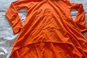 Orange Light Hoody Top