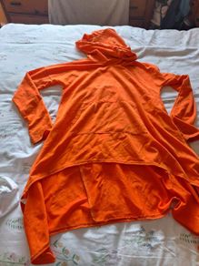 Orange Light Hoody Top