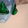 Glass fish ornament  blue and green DAMAGED Image 7