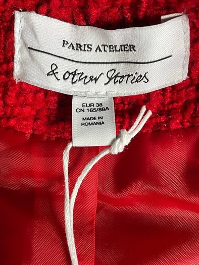 Women Tweed jacket with duo welt pockets And Other Stories BNWT