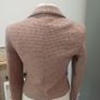 Sisley Textured Knit BlazerJacket Brown Pink Size 8-10 Image 2