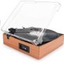 Belt-Drive 3-Speed Stereo Turntable with Built in Speakers, Supports Vinyl to MP3 Recording, USB MP3 Playback, and RCA Output, Natural Wood (FREE POSTAGE) Image 5