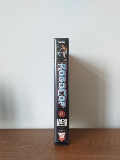 ROBOCOP VHS Pal Video Cassette Tape 1987 Virgin/Orion Release Take A Look At What This VHS Tape Would Cost You Back In 1987 ( Last Price Lower)