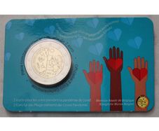 Belgium 2 Euro Base Metals Brilliant Uncirculated Coin 2022 - Care During the Covid Pandemic - 2 Euro Commemorative Coin