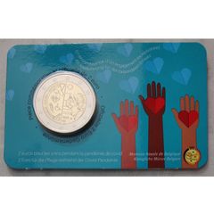 Belgium 2 Euro Base Metals Brilliant Uncirculated Coin 2022 - Care During the Covid Pandemic - 2 Euro Commemorative Coin
