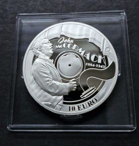IRELAND  10 Euro John McCormack 2014 Proof Silver coin