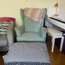 Ikea Strandmon Chair and Footstool Image 6